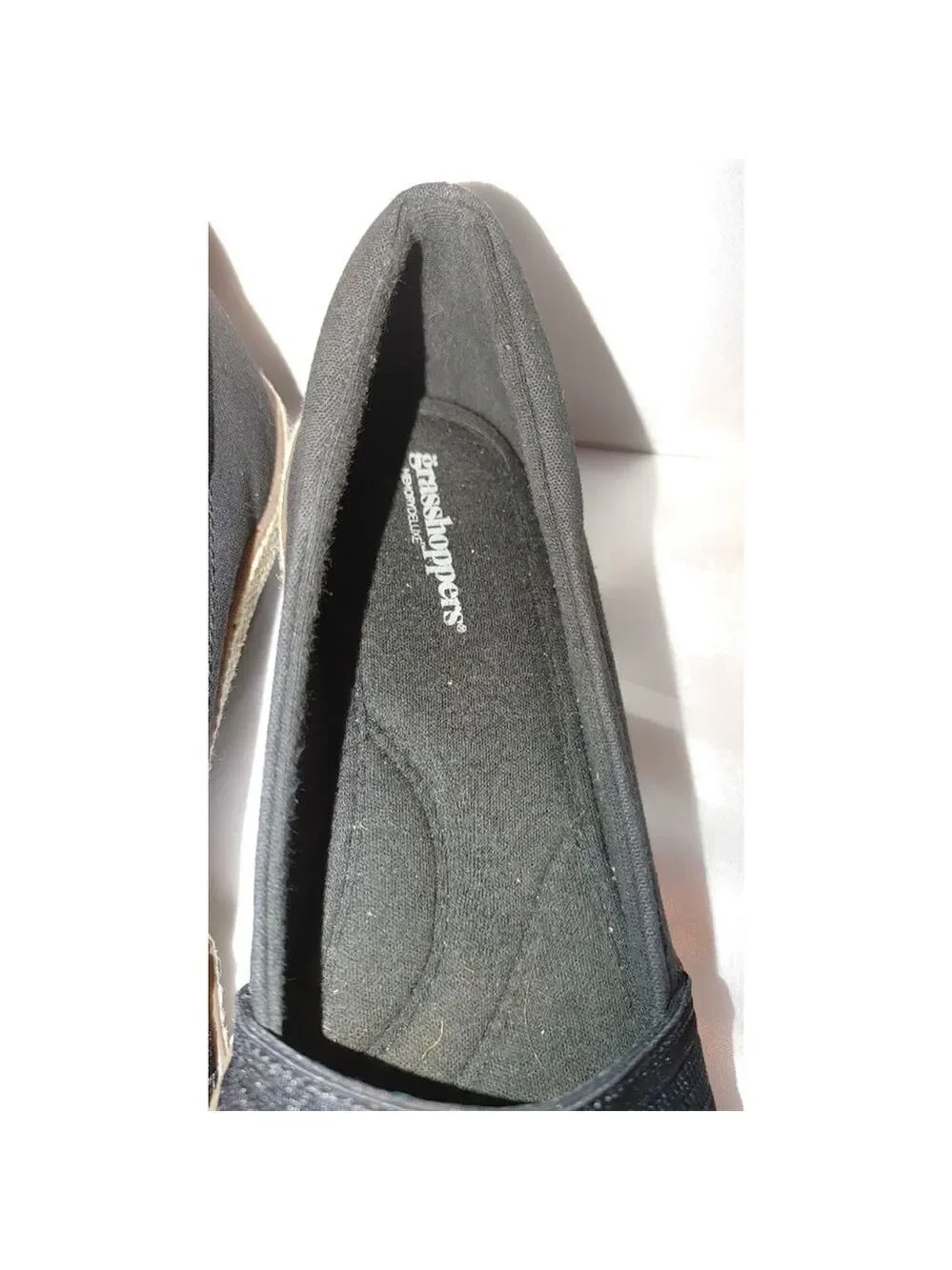 Grasshoppers Quinn Canvas Wedge Size 9.5